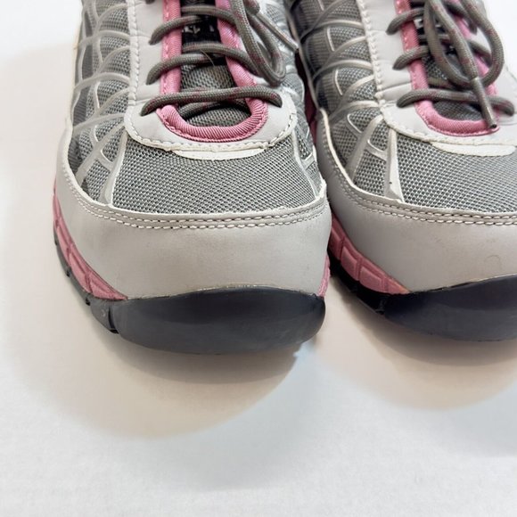 Ergo Cat Caterpillar Steel Toe Comfort Sneaker Shoes Women's 9 Pink Gray Flex - Picture 6 of 15